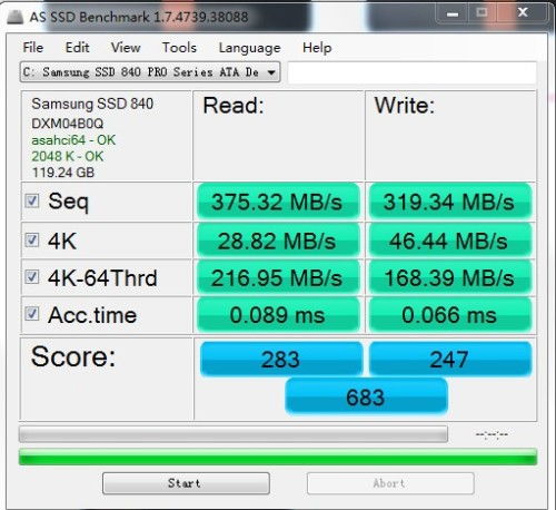 如何检查三星840 Pro 128G固态硬盘与机械硬盘的4K对齐状态